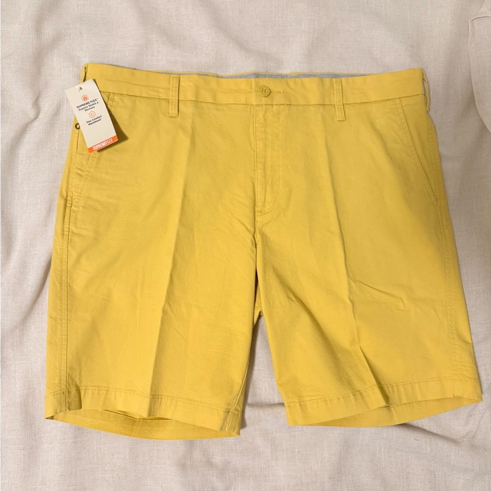 Yellow Chino Shorts